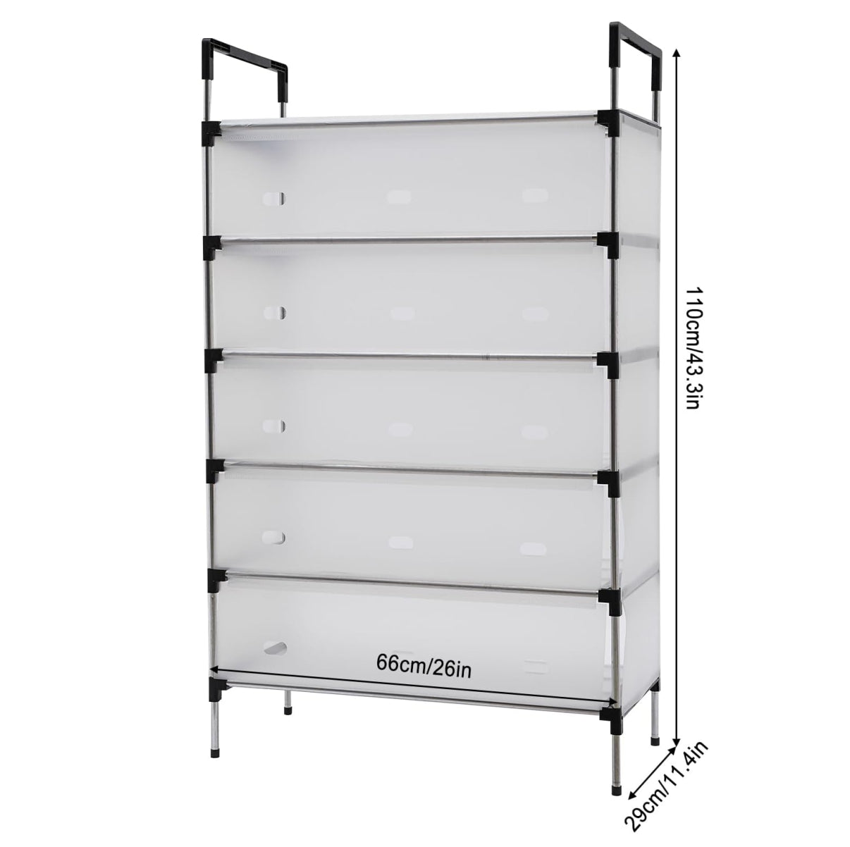 Zapatero Organizador Tapa Acrilica